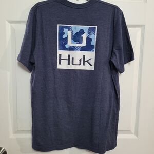 Men Size XL Huk Graphic tshirt color blue